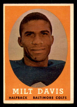 1958 Topps #98 Milt Davis Excellent+  ID: 268345