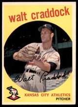 1959 Topps #281 Walt Craddock Excellent+ RC Rookie  ID: 207929