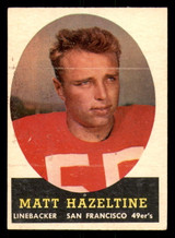 1958 Topps #100 Matt Hazeltine Excellent RC Rookie ID: 268349 1958 Topps #100 Matt Hazeltine Excellent RC Rookie ID: 268349