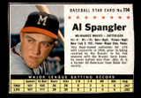 1961 Post Cereal #114 Al Spangler Excellent+  ID: 280391