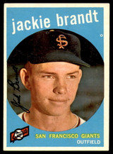 1959 Topps #297 Jackie Brandt Excellent+ RC Rookie ID: 230525 1959 Topps #297 Jackie Brandt Excellent+ RC Rookie ID: 230525