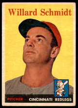 1958 Topps #214 Willard Schmidt Very Good  ID: 229259