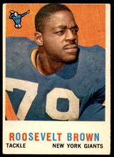 1959 Topps #114 Roosevelt Brown Excellent 