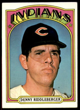 1972 Topps #642 Denny Riddleberger Excellent+ RC Rookie  ID: 243623