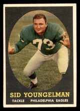1958 Topps #24 Sid Youngelman UER Excellent+  ID: 268211