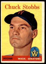 1958 Topps #239 Chuck Stobbs Very Good ID: 229302 1958 Topps #239 Chuck Stobbs Very Good ID: 229302