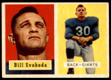 1957 Topps #153 Bill Svoboda DP Very Good RC Rookie  ID: 228029