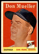 1958 Topps #253 Don Mueller Very Good  ID: 229329