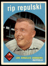 1959 Topps #195 Rip Repulski Excellent+  ID: 207827