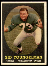 1958 Topps #24 Sid Youngelman UER Excellent+  ID: 253908