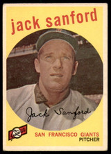 1959 Topps #275 Jack Sanford Very Good  ID: 223447
