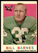1959 Topps #25 Bill Barnes Excellent+ ID: 245725 1959 Topps #25 Bill Barnes Excellent+ ID: 245725