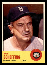 1963 Topps #134 Bob Scheffing MG Excellent+  ID: 299745