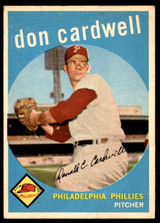 1959 Topps #314 Don Cardwell Excellent+ 1959 Topps #314 Don Cardwell Excellent+
