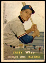 1957 Topps #396 Casey Wise Very Good RC Rookie ID: 223220 1957 Topps #396 Casey Wise Very Good RC Rookie ID: 223220