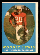 1958 Topps #82 Woodley Lewis UER Excellent 