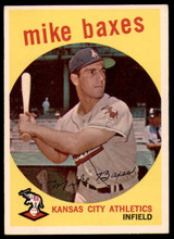 1959 Topps #381 Mike Baxes Excellent ID: 230747 1959 Topps #381 Mike Baxes Excellent ID: 230747