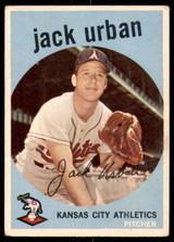 1959 Topps #18 Jack Urban Very Good ID: 242530 1959 Topps #18 Jack Urban Very Good ID: 242530