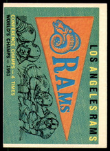 1959 Topps #126 Rams Pennant Excellent+  ID: 266181