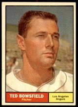 1961 Topps #216 Ted Bowsfield Excellent+ ID: 223685 1961 Topps #216 Ted Bowsfield Excellent+ ID: 223685