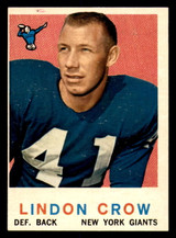 1959 Topps #156 Lindon Crow Near Mint ID: 268758 1959 Topps #156 Lindon Crow Near Mint ID: 268758