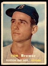 1957 Topps #112 Tom Brewer Good 