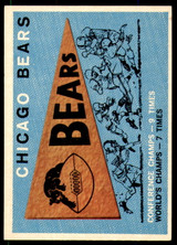1959 Topps #153 Bears Pennant Excellent+ ID: 266215 1959 Topps #153 Bears Pennant Excellent+ ID: 266215