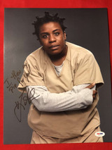 Uzo Abuda I threw my Pie for You 11x14 Photo Signed PSA/DNA Orange is the New Black