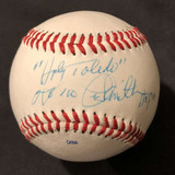 Milo Hamilton Rawlings Baseball PSA/DNA Signed Auto Holy Toledo Milo Hamilton Rawlings Baseball PSA/DNA Signed Auto Holy Toledo