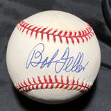 Bob Feller Signed Auto Baseball Steiner Sticker on Ball Indians Bob Feller Signed Auto Baseball Steiner Sticker on Ball Indians
