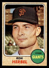 1968 Topps #333 Ron Herbel Ex-Mint  ID: 287539
