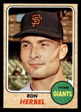 1968 Topps #333 Ron Herbel Ex-Mint ID: 287539 1968 Topps #333 Ron Herbel Ex-Mint ID: 287539