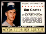 1961 Post Cereal #17 Jim Coates Very Good  ID: 280122