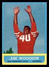 1963 Topps #141 Abe Woodson Excellent+  ID: 272961