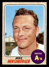 1968 Topps # 18 Mike Hershberger Excellent+  ID: 285762