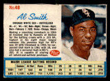 1962 Post Cereal #48 Al Smith Very Good  ID: 280660