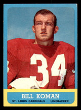 1963 Topps #154 Bill Koman Excellent+  ID: 272984