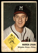 1963 Fleer #45 Warren Spahn Very Good  ID: 136546