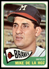 1965 Topps #182 Mike de la Hoz Ex-Mint ID: 264068 1965 Topps #182 Mike de la Hoz Ex-Mint ID: 264068