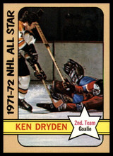1972-73 Topps #127 Ken Dryden AS NM-Mint 1972-73 Topps #127 Ken Dryden AS NM-Mint