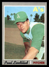 1970 Topps #408 Paul Lindblad Ex-Mint  ID: 289527