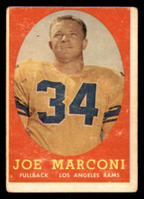 1958 Topps #63 Joe Marconi Very Good RC Rookie 1958 Topps #63 Joe Marconi Very Good RC Rookie