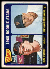 1965 Topps #282 Dick Estelle/Masanori Murakami Giants Rookies EX Excellent RC Rookie