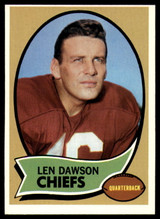 1970 Topps #   1 Len Dawson UER NM+  ID: 108312