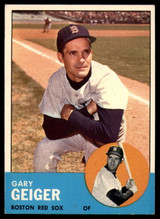 1963 Topps #513 Gary Geiger Ex-Mint  ID: 160570