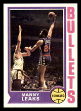 1974-75 Topps # 48 Manny Leaks NM-Mint 