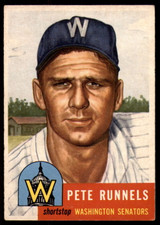1953 Topps #219 Pete Runnels UER Excellent+ ID: 190389 1953 Topps #219 Pete Runnels UER Excellent+ ID: 190389