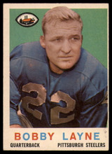 1959 Topps #40 Bobby Layne EX/NM ID: 108259 1959 Topps #40 Bobby Layne EX/NM ID: 108259