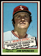 1976 Topps Traded #83 Jim Spencer Signed Auto Autograph 