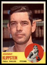 1963 Topps #571 Johnny Klippstein NM-MT 